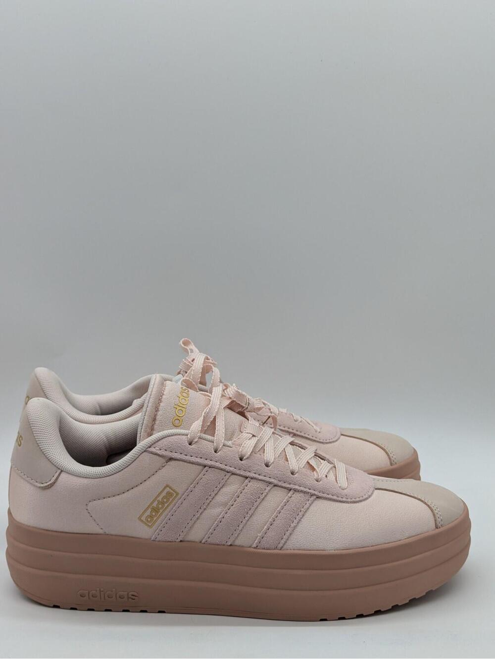 Women's Size 9.5 - Platform Adidas VL Court Bold Wonder Quartz Pink IH9141 New